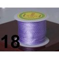 thumbnail image 1 of U8MO 25Meter Nylon String Chinese Satin Silk Braided Cord 3mm Love Binding Rope Spool-18# Light Purple, 1 of 9