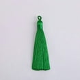 thumbnail image 1 of U8MO 2X Ice Silk Tassel Vertical Anti-wrinkle Bookmark Costume Jewelry Making DIY-4# green, 1 of 7