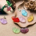 thumbnail image 1 of U8MO 2pcs 30x20mm Fan Retro Charms Lampwork Glass Loose Craft Beads Jewelry Making-Blue, 1 of 3