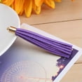 thumbnail image 1 of U8MO 2pcs 8cm Handwork Tassel Trim Craft Jewelry Making DIY Accessory Pendant-9# dark purple, 1 of 7