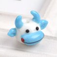 thumbnail image 1 of U8MO 2pcs Animal Shape Handmade Lampwork Glass Loose Beads for Jewelry Making DIY-Bull 22x15mm, 1 of 9