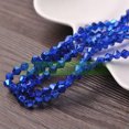 thumbnail image 1 of U8MO 3/4/6/8mm Glitter Opaque Bicone Faceted Crystal Glass Spacer Loose Beads Jewelry-#1 Deep Blue-6mm-50pcs, 1 of 9