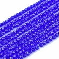 thumbnail image 1 of U8MO 3 Strd 2mm Tiny Glass Faceted Round Beads Small Loose Spacer Beads 175pcs/strd-Blue, 1 of 3
