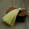 thumbnail image 1 of U8MO 3'' rayon Ice Silk Earrings Tassel Trim Pendant Jewelry Making DIY Tassels-duck yellow, 1 of 9