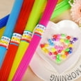 thumbnail image 1 of U8MO 300 Pcs Mixed Colour 5mmX380mm Origami Lucky Star Folding Straw Girl Crafts Gift, 1 of 9
