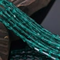 thumbnail image 1 of U8MO 30pcs 4mm 6mm Teardrop Faceted Cut Crystal Glass Loose Beads for Jewelry Making-6x12mm-Peacock Green, 1 of 8