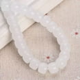 thumbnail image 1 of U8MO 30pcs 8x6mm Flat Round Cylinder Shape Opaque Glass Loose Bead For Jewelry Making-Jade White, 1 of 3