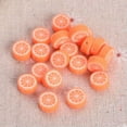 thumbnail image 1 of U8MO 30pcs Fruit Lemon 10mm Handmade Polymer Clay Loose Beads For Jewelry Making-Orange Lemon, 1 of 5