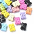 thumbnail image 1 of U8MO 30x Spray Painted Alloy Mini Cute Bear Loose Spacer Beads for DIY Jewelry Making, 1 of 5