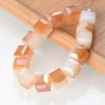 thumbnail image 1 of U8MO 3mm 4mm 6mm 8mm 10mm Cube Faceted Crystal Glass Loose Craft Beads DIY Jewelry-8mm(30pcs)-Jade Half Wine, 1 of 7