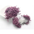 thumbnail image 1 of U8MO 400 Pcs Matte Effect Artificial Flower Stamen Double Round Heads Cotton String-P: Dark Purple, 1 of 7