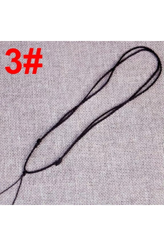 40pcs Chinese Silk Thread Hand Knotted Cord String Pendant Necklace Adjustable-3# Brown