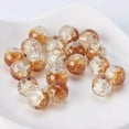 thumbnail image 1 of U8MO 4mm 6mm 8mm 10mm Round Crackle Crystal Glass Loose Crafts Beads Wholesale lot-Brown-6mm 50pcs, 1 of 3