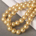 thumbnail image 1 of U8MO 4mm/6mm/8mm Round Pearl Glass DIY Loose Spacer Beads Wholesale Lot-Deep Gold-4mm, 1 of 9