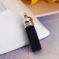 thumbnail image 1 of U8MO 4pcs 3cm Handwork Tassel Trim Craft Jewelry Making DIY Accessory Pendant-4# navy blue, 1 of 9