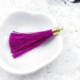 thumbnail image 1 of U8MO 4pcs/lot Metal hat tassels for jewelry making DIY Earrings Tassel Pendants Trim-Rose red-4pcs, 1 of 9