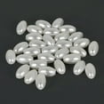 thumbnail image 1 of U8MO 4x8mm 6x10mm 6x12mm 8x11mm Oval Shape Plastic Imitation Pearl Loose Beads-6x12mm 100pcs-White, 1 of 9
