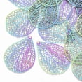 thumbnail image 1 of U8MO 5/10pcs 201 Stainless Steel Filigree Pendants Colorful Dangle Charms DIY Earring-Teardrop-#69-5pcs, 1 of 2