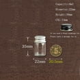 thumbnail image 1 of U8MO 5~22ml Glass Vial Jars Transparent Bung Test Tube Bottle Crafts With Lid-2# 6ml Aluminum lid, 1 of 6