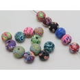 thumbnail image 1 of U8MO 50 Mixed Colour Polymer Clay Round Beads 10mm (3/8") Jewelry Finding, 1 of 8