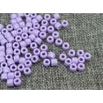 thumbnail image 1 of U8MO 500 Acrylic Barrel Pony Beads 6X5mm Various Colour for Kids Craft Kandi Bracelet-6# Light Purple, 1 of 9