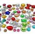 thumbnail image 1 of U8MO 500 Assorted Flatback Acrylic Rhinestone Gems Rivoli Center Mixed Color, 1 of 6