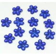 thumbnail image 1 of U8MO 500 Flatback Flower Rhinestone Gems 10mm Cabachons Embellishments Color Choice-Royal Blue, 1 of 9