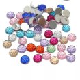 thumbnail image 1 of U8MO 500 Round Flatback Acrylic Dotted Rhinestone Gems Beads 6mm Color for Choice-Mixed Color, 1 of 8