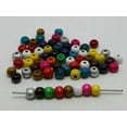 thumbnail image 1 of U8MO 500 Round Wood Beads 8mm Wooden Spacer Beads Jewelry Making Color Choice-Mixed Color, 1 of 9