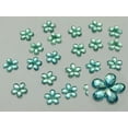 thumbnail image 1 of U8MO 500 Shiny Flatback Acrylic Faceted Flower Rhinestone Gems 8mm Color For Choice-Blue, 1 of 6