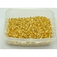 thumbnail image 1 of U8MO 5000 Silver-Lined Glass Tube Bugle Beads 2X2mm + Storage Box Colour Choice-Champagne, 1 of 7