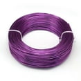 thumbnail image 1 of U8MO 500g Aluminum Wire Jewelry Beading Craft Wire 12/15/18/20 Gauge 0.8/1/1.5/2mm-DarkViolet-1.5mm, 1 of 3