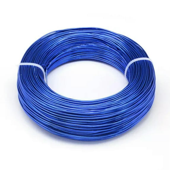 U8MO 500g Aluminum Wire Jewelry Beading Craft Wire 12/15/18/20 Gauge 0.8/1/1.5/2mm-RoyalBlue-2mm