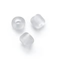 thumbnail image 1 of U8MO 50g Frosted Glass Spacer Beads Round Tiny Loose Beads Beading Crafting 2~4mm-White-4mm, 495pcs/50g, 1 of 8