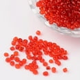thumbnail image 1 of U8MO 50g Solid Color Glass Tiny Beads Round Transparent Loose Bead Spacer Craft 2~4mm-Red-2mm,about 3100pcs, 1 of 2