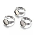 thumbnail image 1 of U8MO 50pcs 304 Stainless Steel Adjustable Band Ring Blanks Bezel Setting Cup Findings-12mm, 1 of 3