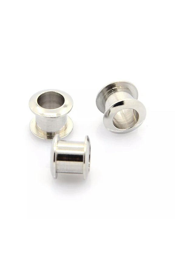 50pcs 304 Stainless Steel Double Eyelets Grommet for European Charm Core 8.5x7mm