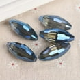 thumbnail image 1 of U8MO 5pcs 36x16mm Big Rugby Oval Faceted Crystal Glass Charm Loose Beads For Jewelry-rye Blue, 1 of 5