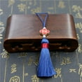 thumbnail image 1 of U8MO 5pcs 5cm Tassel Trim Craft Chinese knot Tassels Pendant for bookmark HanFu-Navy-5pcs, 1 of 9
