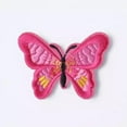 thumbnail image 1 of U8MO 5pcs Embroidery Butterfly Sew Iron On Patch Badge Embroidered Applique DIY Craft-5# Deep Pink, 1 of 4