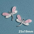 thumbnail image 1 of U8MO 5pcs Enamel Metal Loose Dangle Drop Pendants Beads Charms For Jewelry Making-62408, 1 of 5
