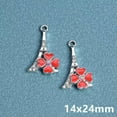 thumbnail image 1 of U8MO 5pcs Enamel Metal Loose Dangle Drop Pendants Beads Charms For Jewelry Making-62429, 1 of 5
