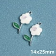 thumbnail image 1 of U8MO 5pcs Enamel Metal Loose Dangle Drop Pendants Beads Charms For Jewelry Making-62430, 1 of 5