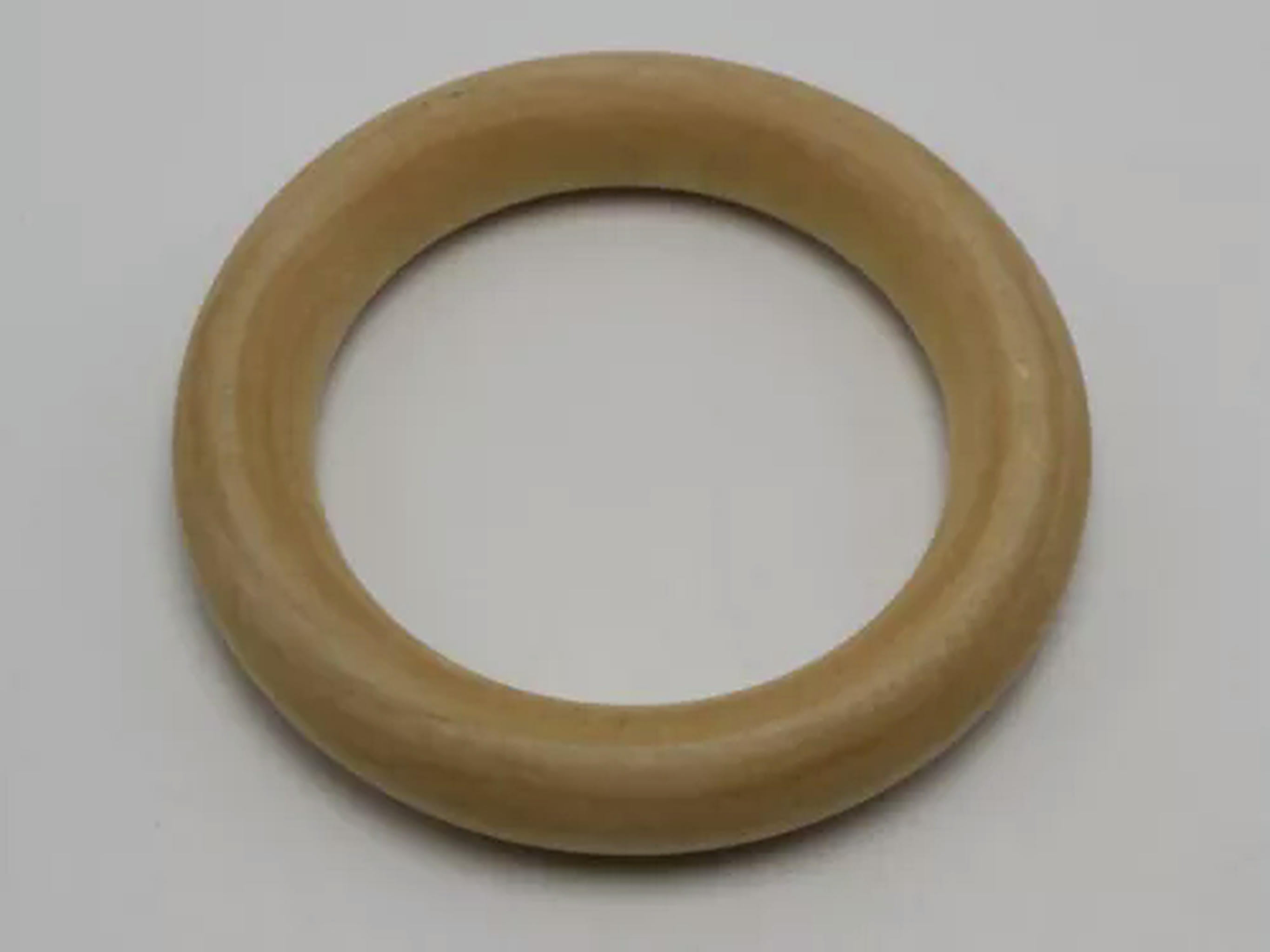 U8MO 5pcs Large Unfinished Natural Untreated Plain Wooden 100mm-150mm Wood Round Ring-100mm(3.8")