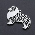 thumbnail image 1 of U8MO 5pcs Mixed 201 Stainless Steel Pendants Mini Cute Metal Charms Crafting 9.5~32mm-Dog-15x20x1mm, 1 of 2