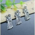 thumbnail image 1 of U8MO 6~50pc Retro Wedding Couple Alloy Charms Pendant Jewelry Making DIY 27*11mm-50pcs, 1 of 8