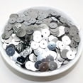 thumbnail image 2 of 1500 Silver Hologram 10mm Cup Round Loose Sequins – Paillette For Sewing, Weddings & Crafts 2 of 4