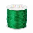 thumbnail image 1 of U8MO 70m/roll Nylon Thread Rattail Satin Cord Chinese Knot Craft Beading String 1mm-Green, 1 of 3