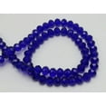 thumbnail image 1 of U8MO 72pcs 8X10mm Faceted Rondelle Crystal Glass Beads Jewelry Making Color Choice-Royal Blue, 1 of 9