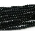 thumbnail image 1 of U8MO 750Pcs Faceted Rondelle Bead Crystal Glass Beads 3X4mm Color Choice Wholesale-Black, 1 of 7